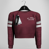 Emery St Joseph Sweatshirt Berry