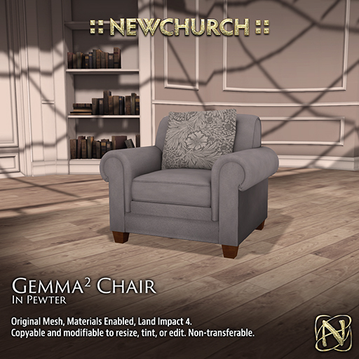 :: N :: Gemma Chair - Caramel (1.0)