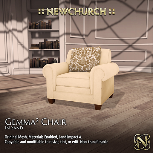 :: N :: Gemma Chair - Caramel (1.0)
