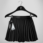 Emery Key Pleated Skirt Black