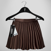 Emery Key Pleated Skirt Mocha