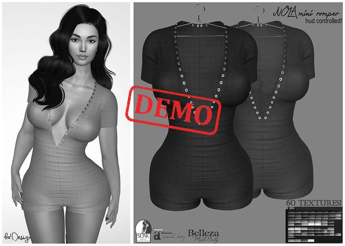 ★NOLA Mini Romper HUD Controlled!#For Mesh Avatar!DEMO★
