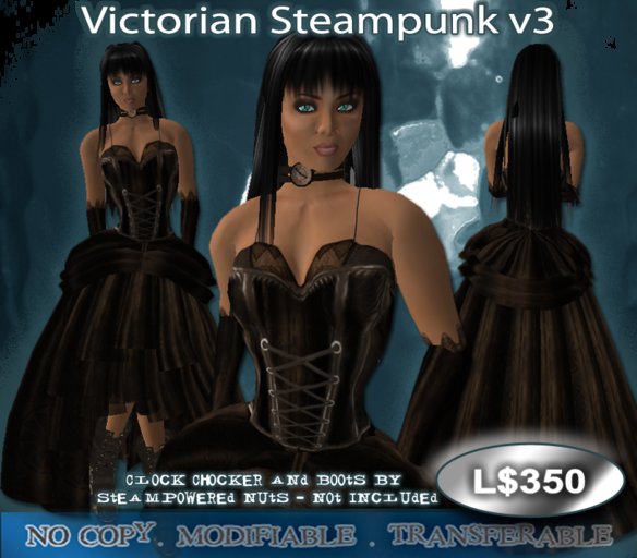 Victorian steampunk V3