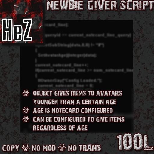 [HeZ] Newbie Giver Script