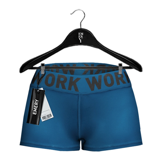 Emery Work Short Blue