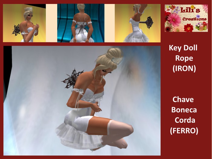 Key Doll Rope(IRON)=Chave Boneca Corda(FERRO) BOX