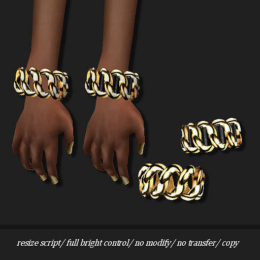 BRACELET CHUNKY-BJX GOLD       -RYCA-