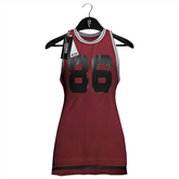 Emery Work Tank Dress Berry