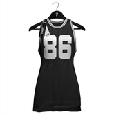 Emery Work Tank Dress Black