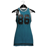 Emery Work Tank Dress Petrol