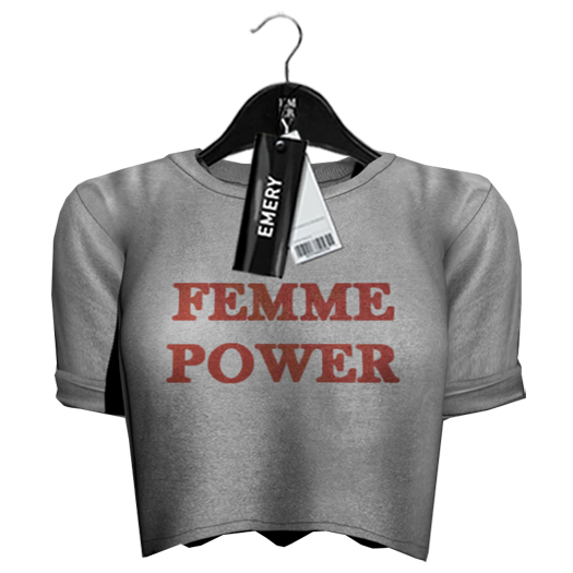 Emery Femme Power Top Gray