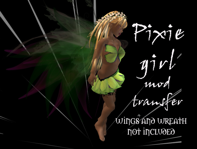 pixie girl green dress