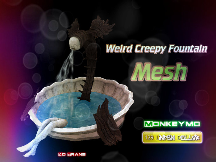 Weird Creepy Fountain - Mesh - Monkeymo