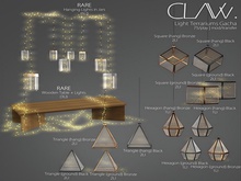 C L A Vv. Light Terrarium - Hexagon (Ground) Bronze