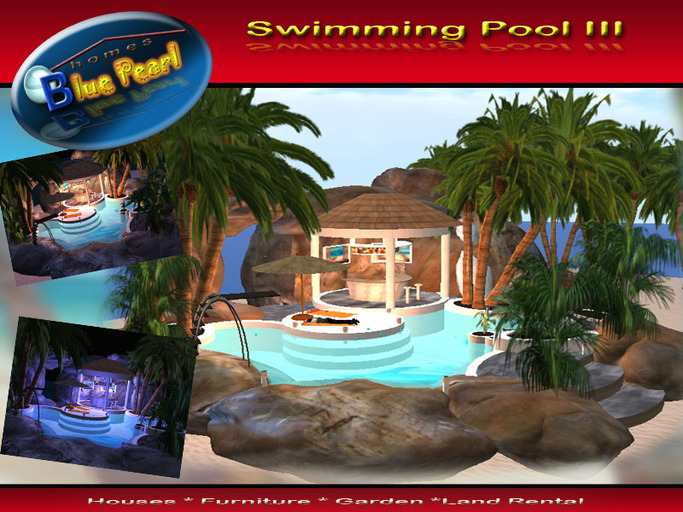 Wonderfull Rock Swimming Pool brown rocks, full animated & Ambient lighting System
