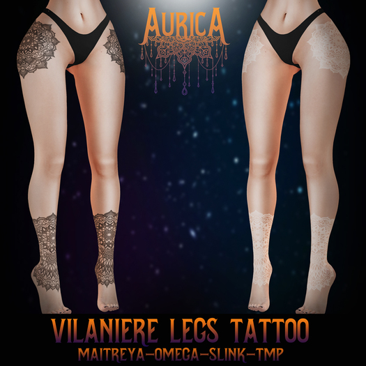 .:AS:. Vilaniere Legs Tattoo