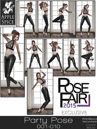 Apple Spice - Party Poses 001-010 Fatpack