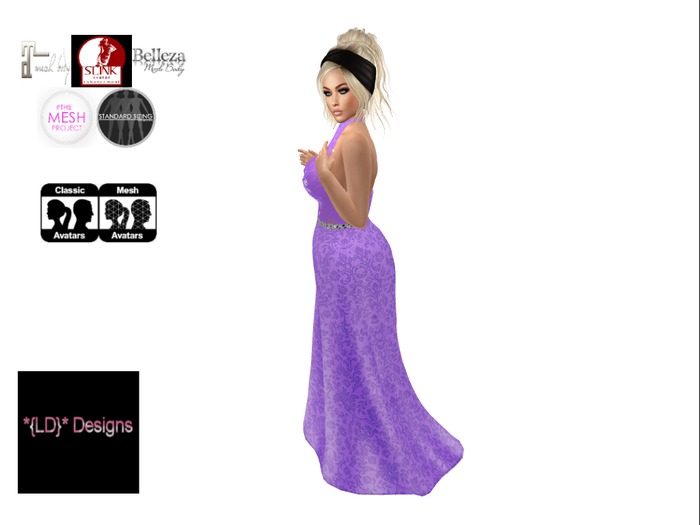 *{LD}* Elle Gown - Lilac