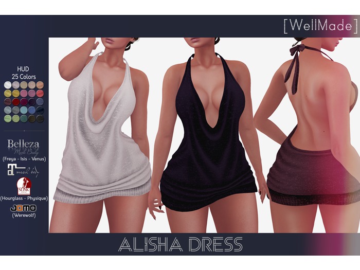 [WellMade] Alisha Dress - HUD 25 Colors