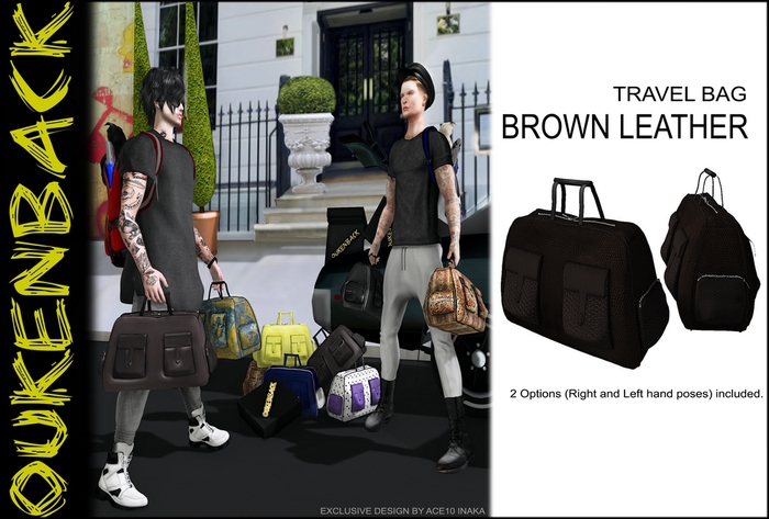 [ OUKENBACK ] Dufflebag Brown  