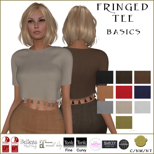 BM Fringed Tee Basics DEMO