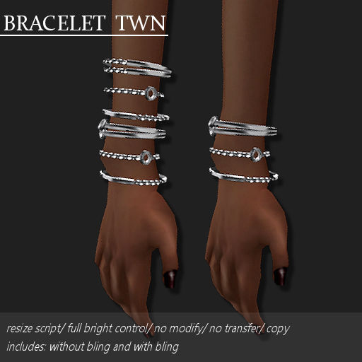 [DEMO] BRACELET TWN PLATINUM    -RYCA-