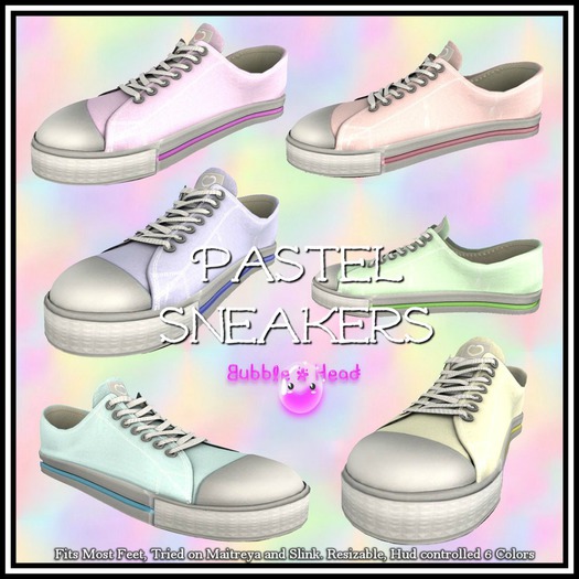 !!Bubblehead!! - Pastel Sneakers