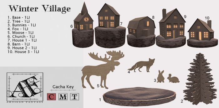 *AF* Winter Village Gacha - Barn