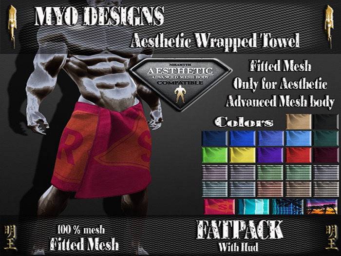 *MD*Aesthetic Wrapped Towel(boxed)(ADD ME)