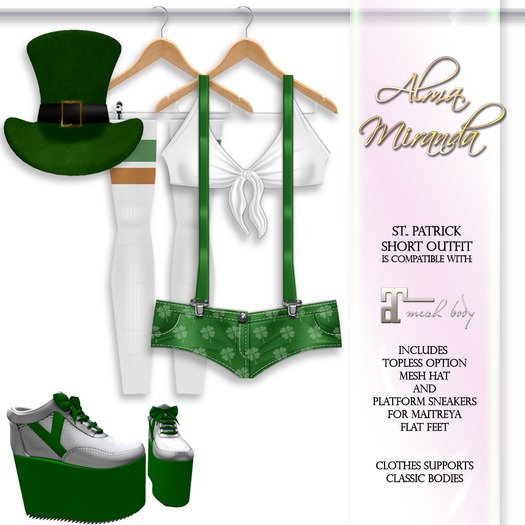 .: AlmaMiranda :. St Patrick Short Outfit