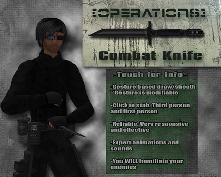 Second Life Marketplace - [Operations] Combat Knife