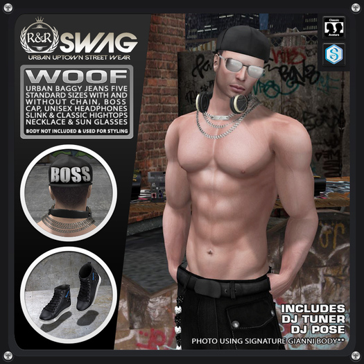 Second Life Marketplace [RnR] Swag Woof Outfit [BOX]