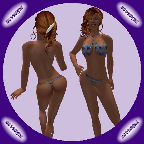 !!SS Designs-Bikini 2 -pastel swirls