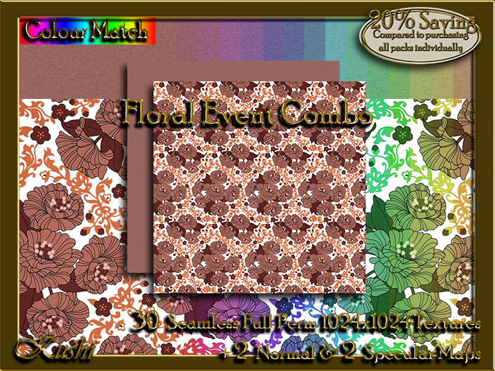 Floral Event COMBO Textures 