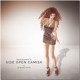 Kaithleen's Side Open Leather Camisk - Fatpack