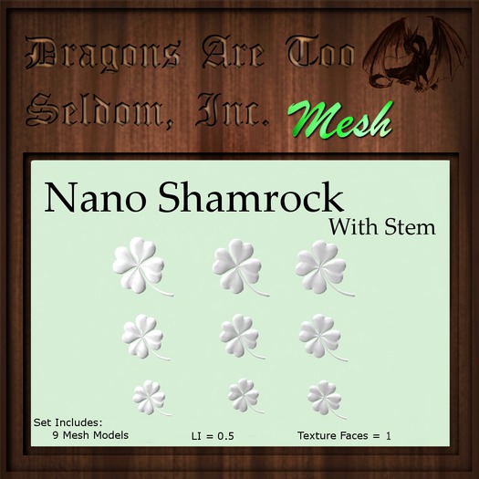 DATSI Mesh - Nano Shamrock With Stem Set