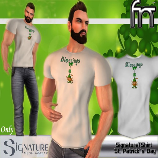 [FN] Signature St Patricks Day- Blessings  - Suit Bag WEAR