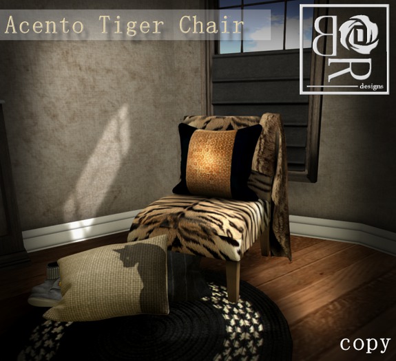 [BR] Acento Chair Tiger - Single Animations