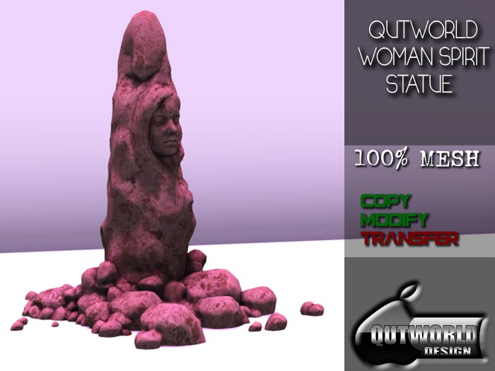 .::QW::. Woman_Spirit_Statue_ UNPACK BOX