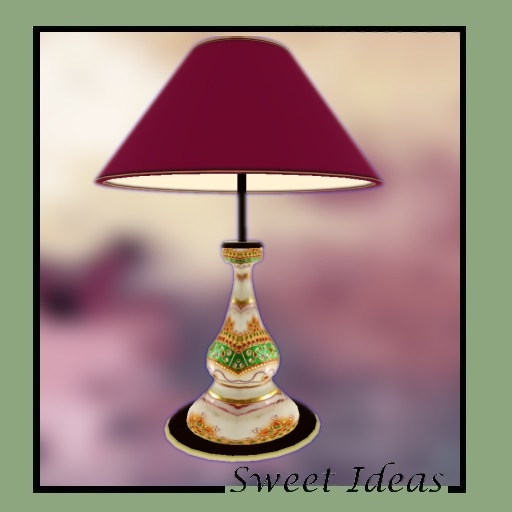 Sweet Ideas * Dampierre Enamelled Beside Lamp