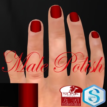 Second Life Marketplace - MEN'S RED POLISH DUO COLLECTION