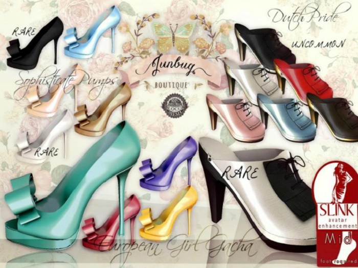*{Junbug}* Sophisticate Pumps RARE - Black -ABOX