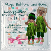 MBB * Lucky Clover Dress and Pants Outfit (K&B)