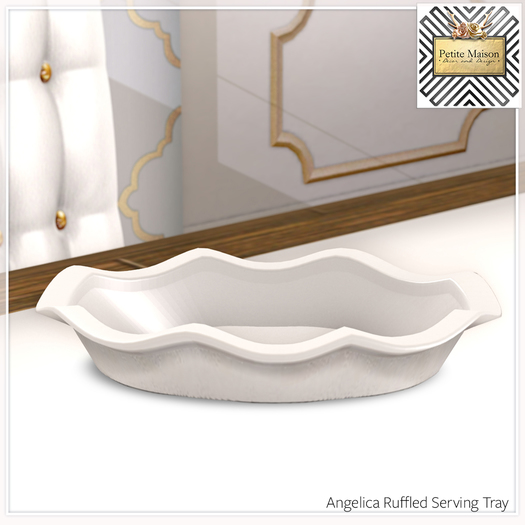 {Petite Maison} Angelica Ruffled Serving Tray