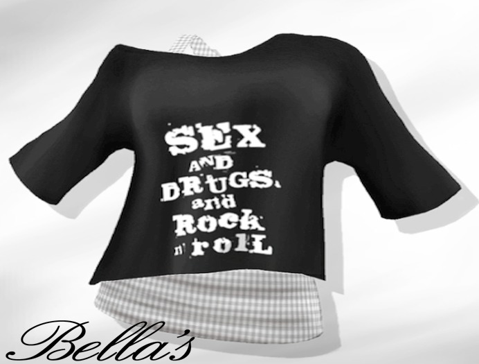 Emma-Shoulder Top-ROCK N ROLL