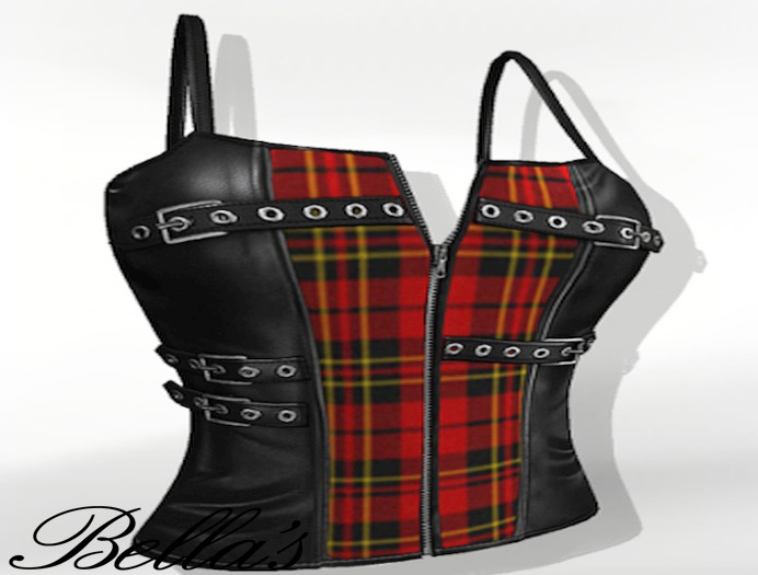 Hannah-Leather Top-STEWART