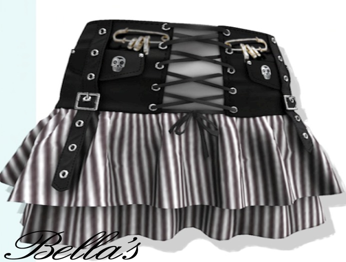 Samira-Punk Skirt-STRIPE
