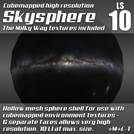 :Frio's: Cubemapped Skysphere (The Milky Way)