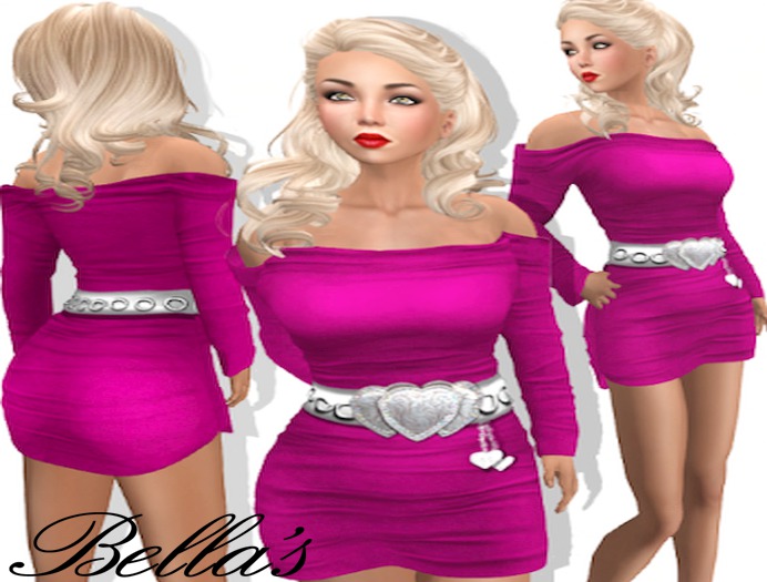 Lina-Mini Dress-Pink