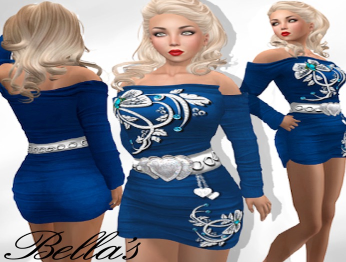 Lina-Mini Dress-Midnight Blue